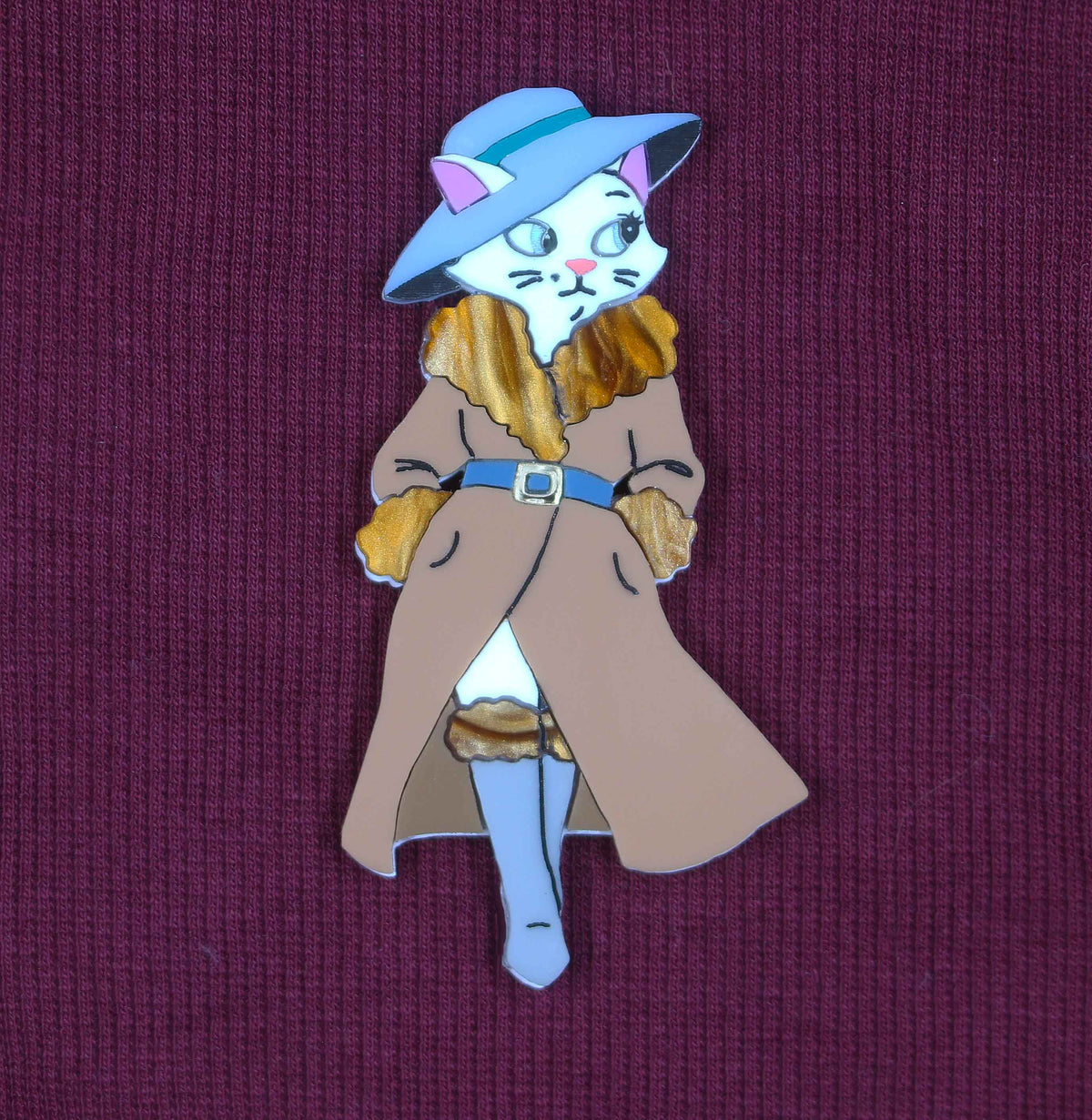 La Femme Cat Brooch