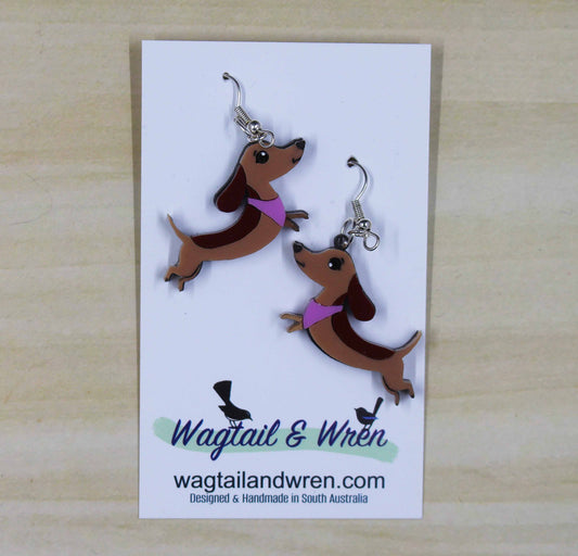 Sausage Dog Earrings New