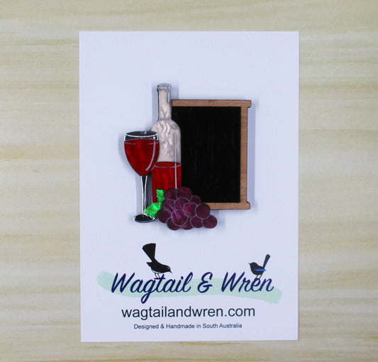 Something to Wine About Brooch