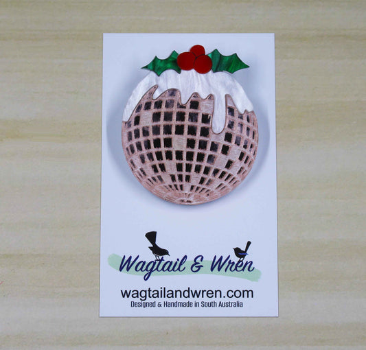 Merry Disco Christmas Brooch