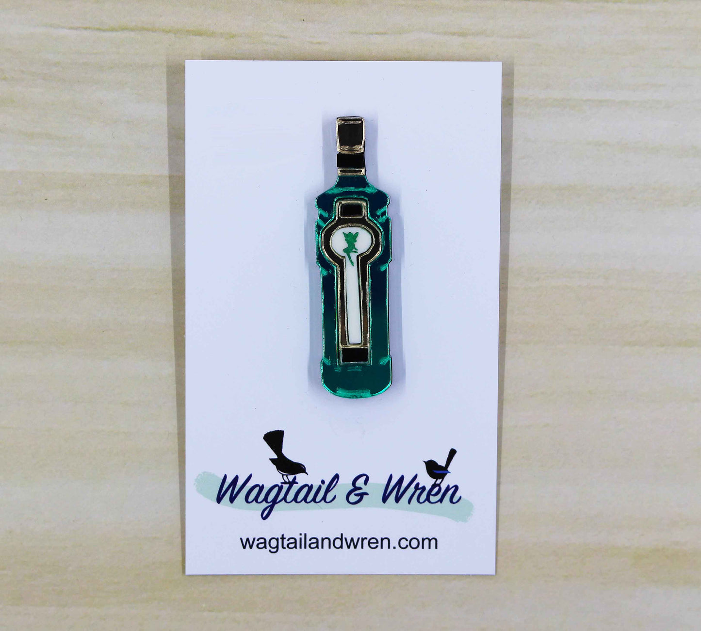 The Green Bottle Brooch