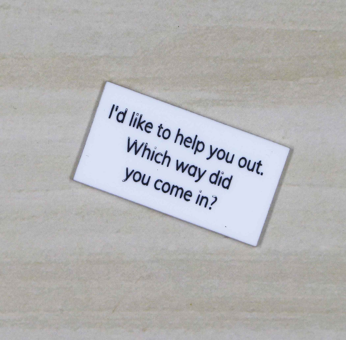 My Brooch Will Say It Brooch Inserts second release