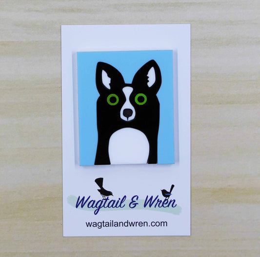 Border Collie Brooch