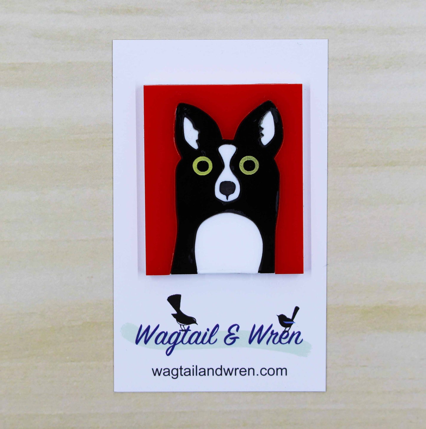 Border Collie Brooch