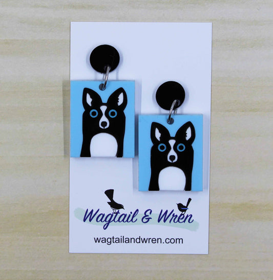 Border Collie Earrings