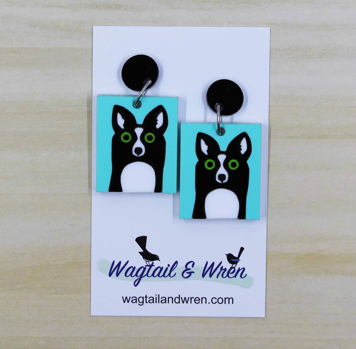 Border Collie Earrings