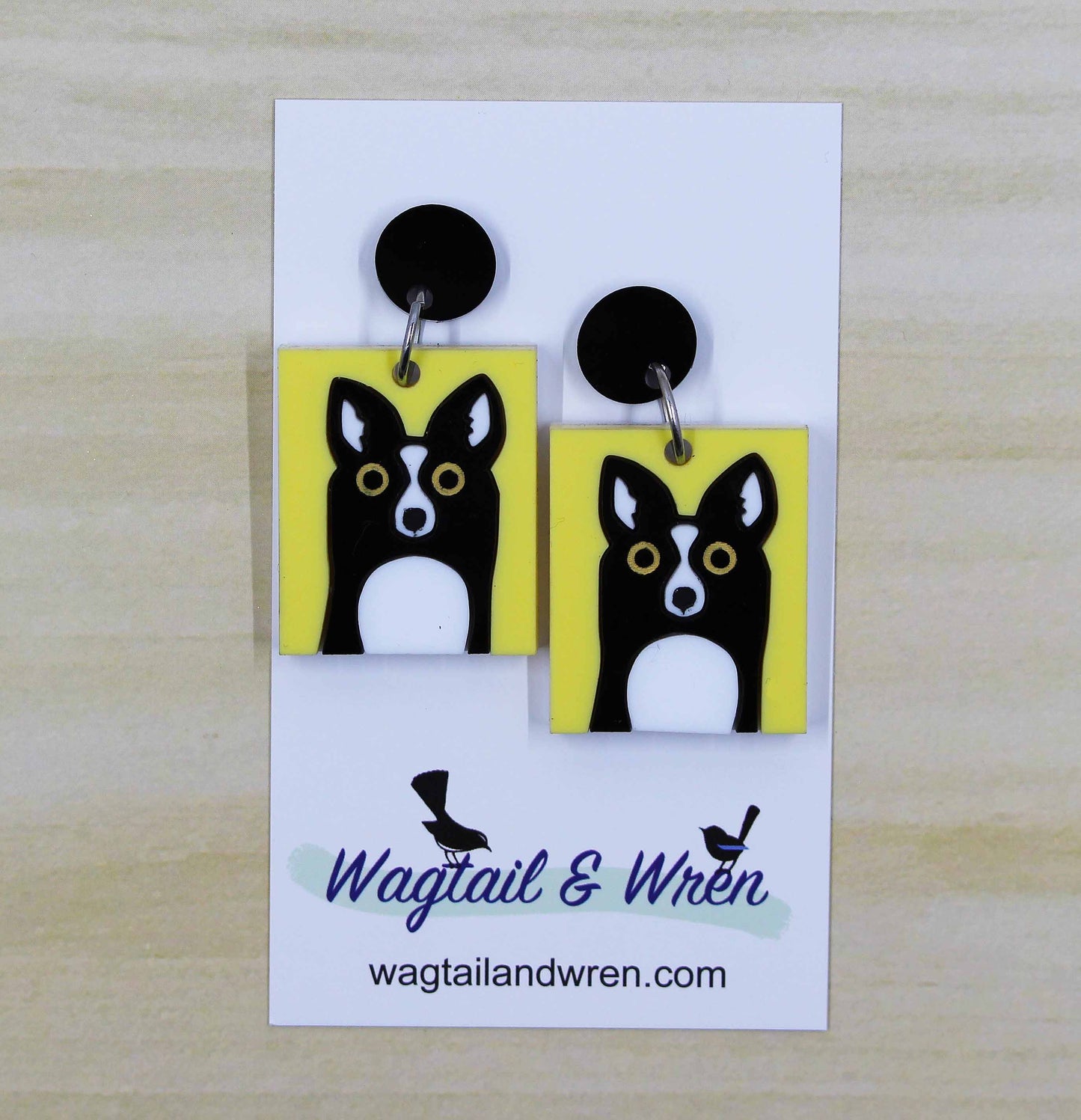 Border Collie Earrings