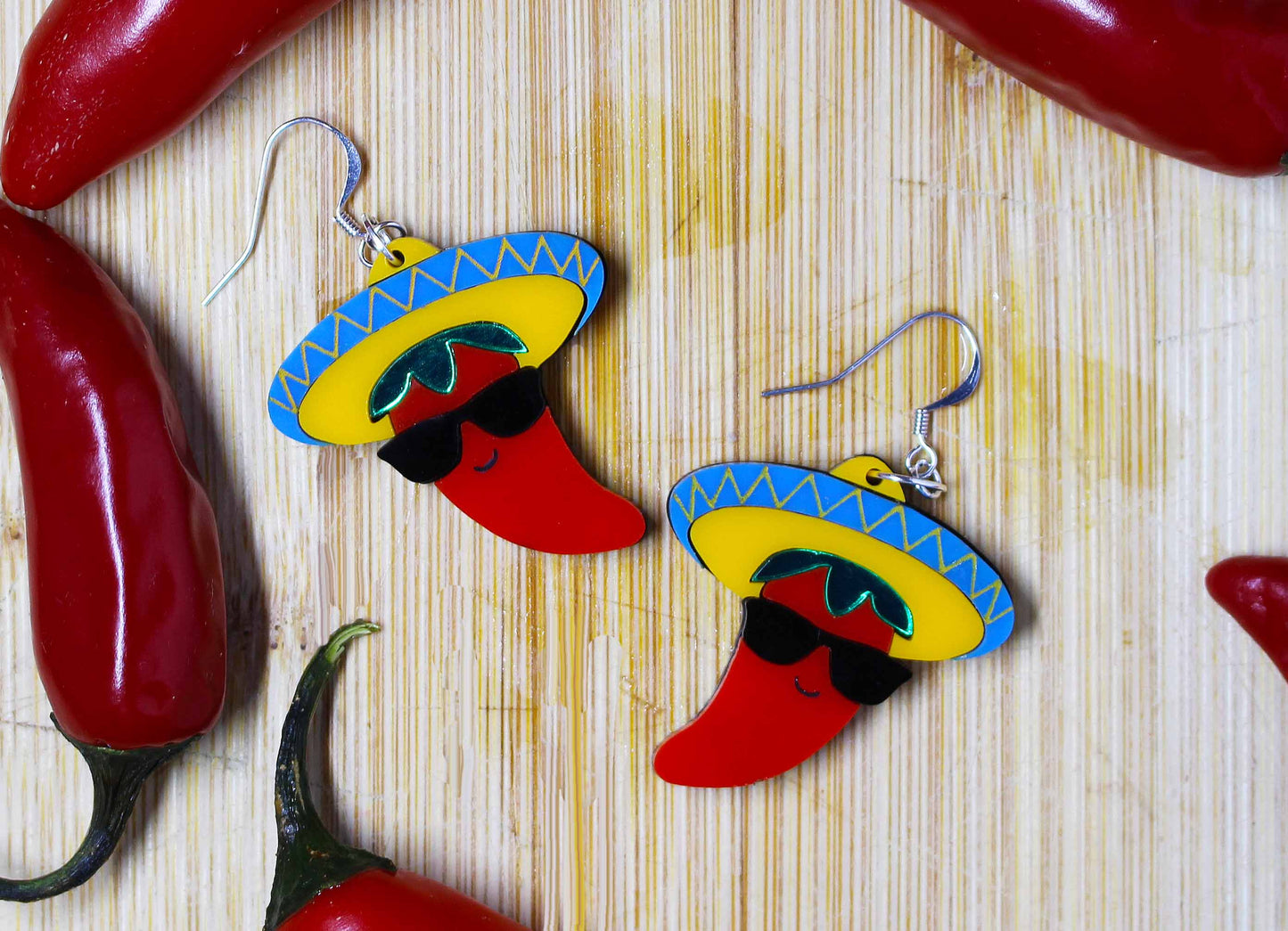 Chillin' Con Carne The Chilli Earrings