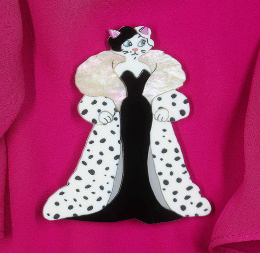 Kitty La Villain Brooch