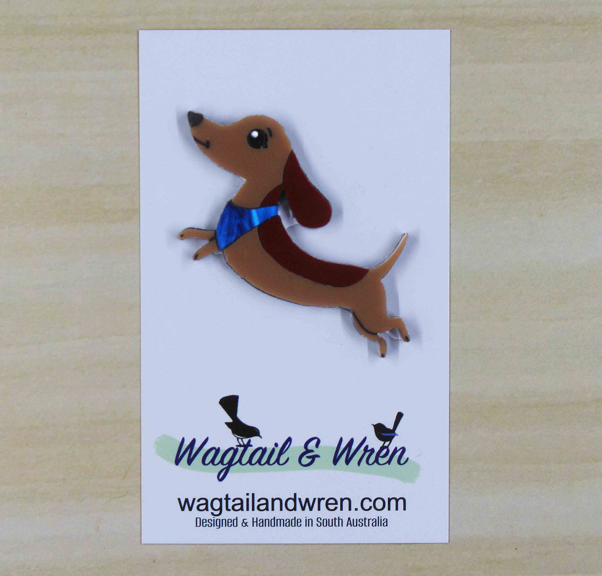 Sausage Dog Brooch