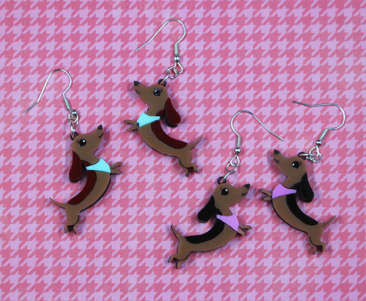 Sausage Dog Earrings New