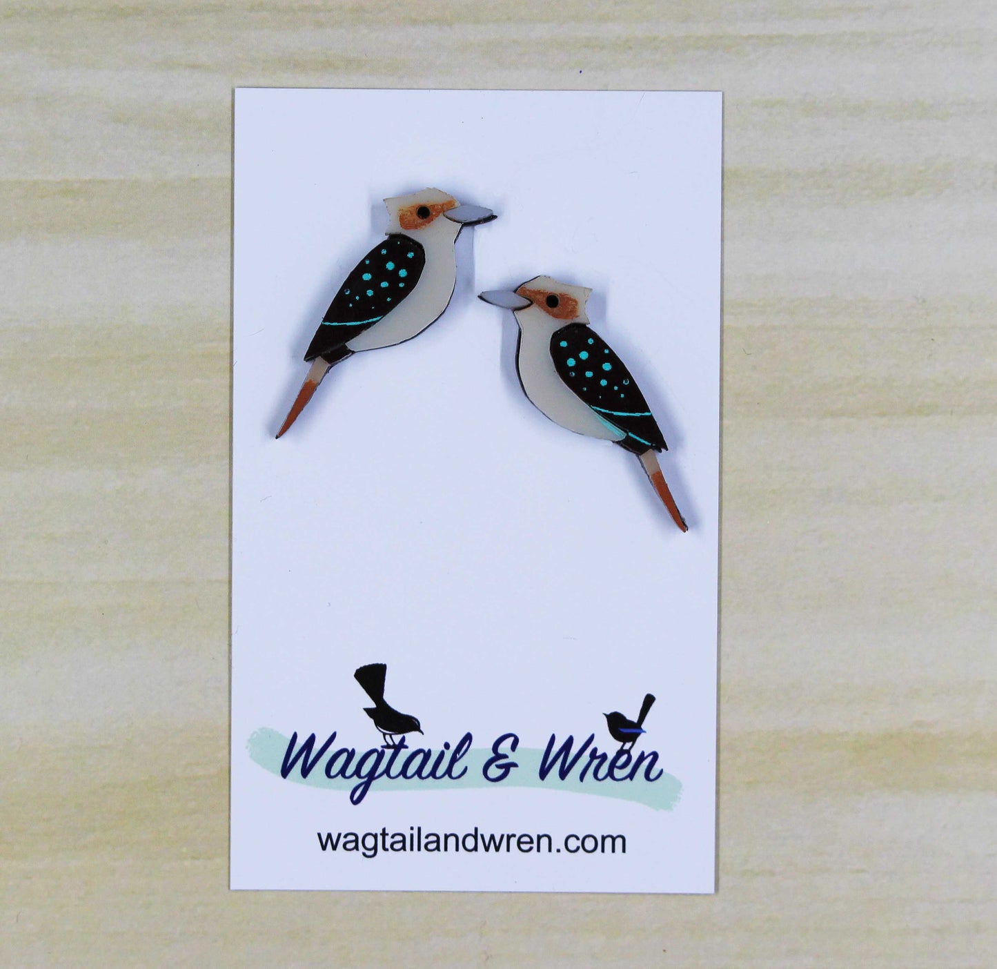 Kookaburra Stud Earrings