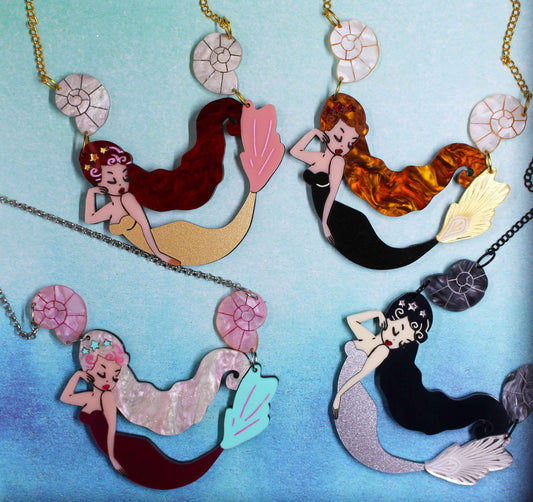 Siren of The Sea Mermaid Necklace