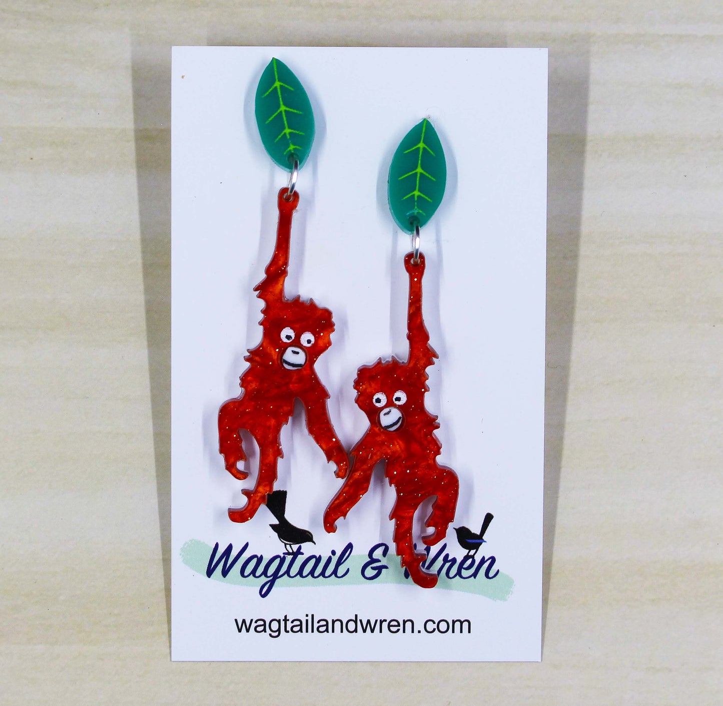 Orangutan Earrings