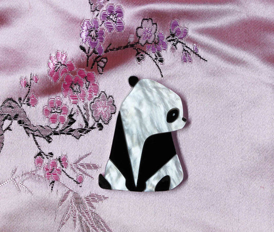 Panda Brooch