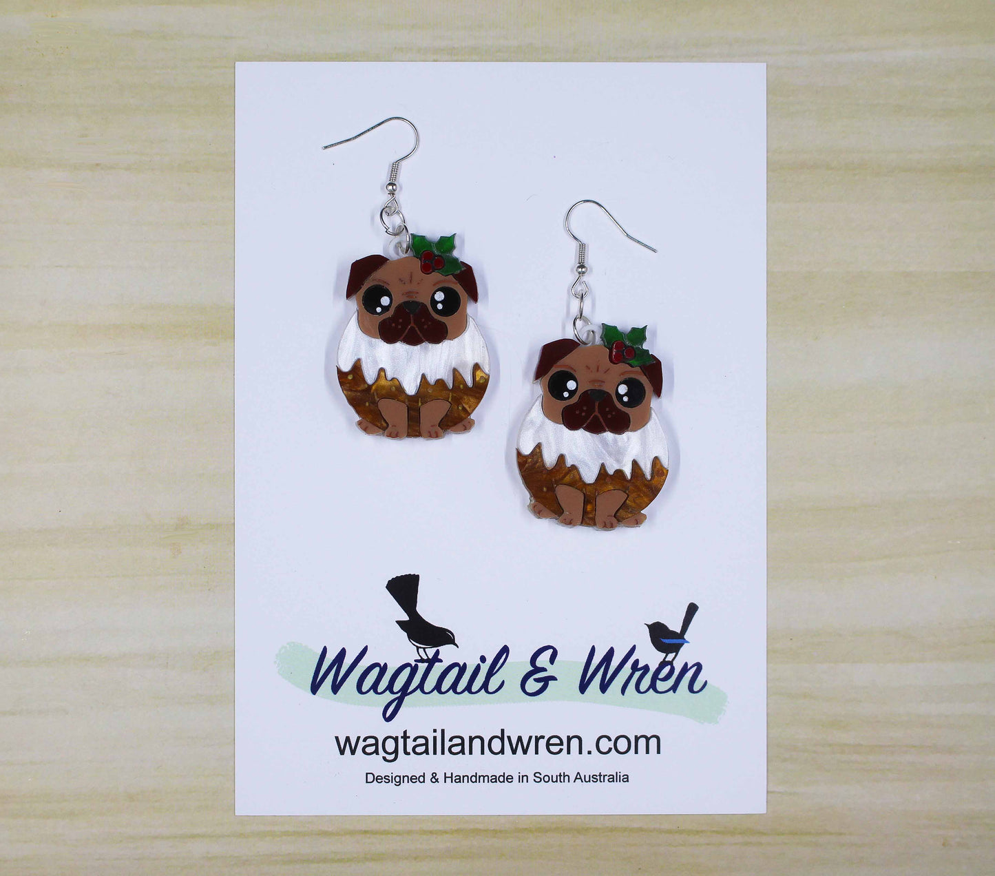Puggy Pudding Earrings