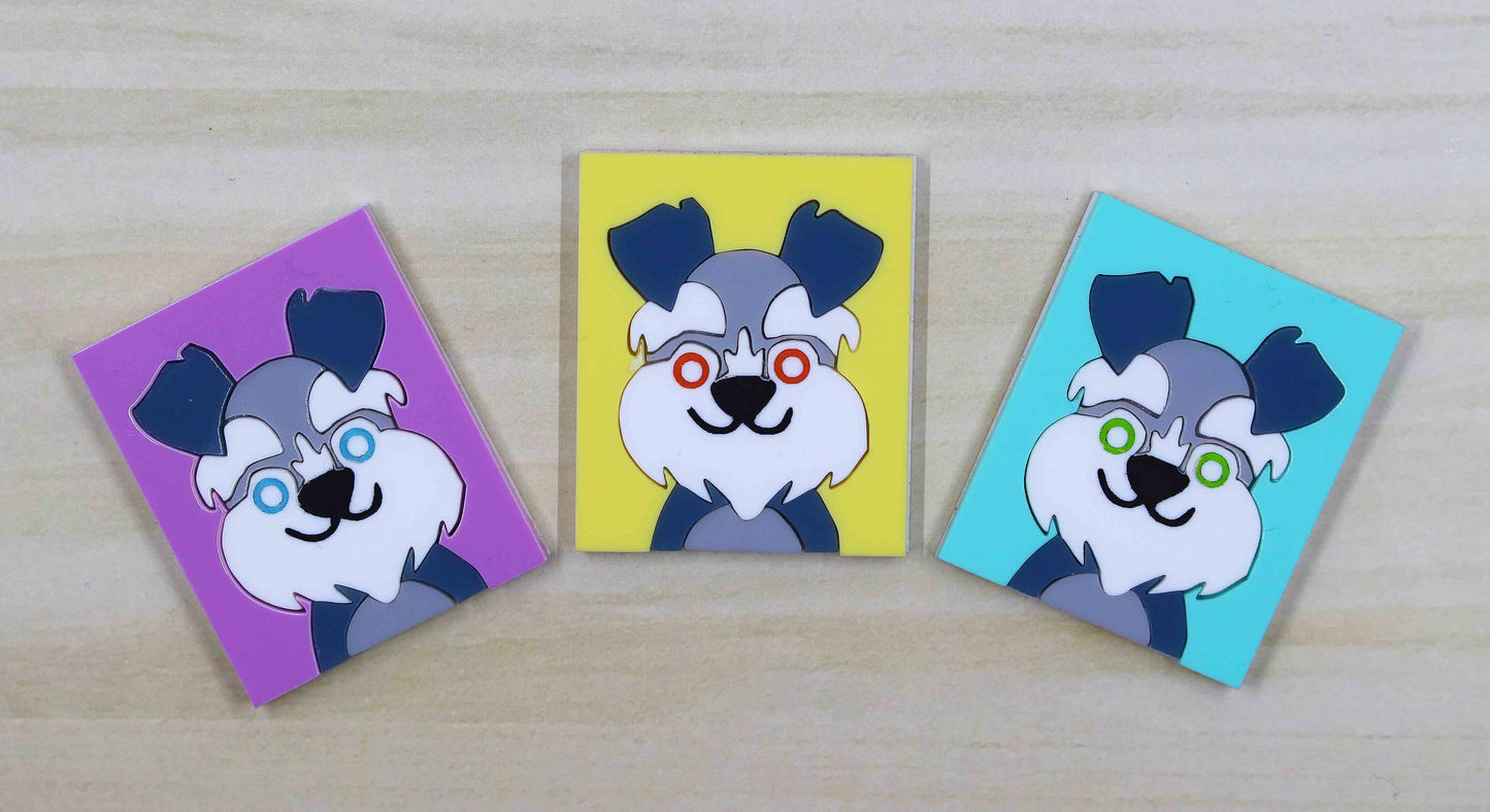 Schnauzer Brooches