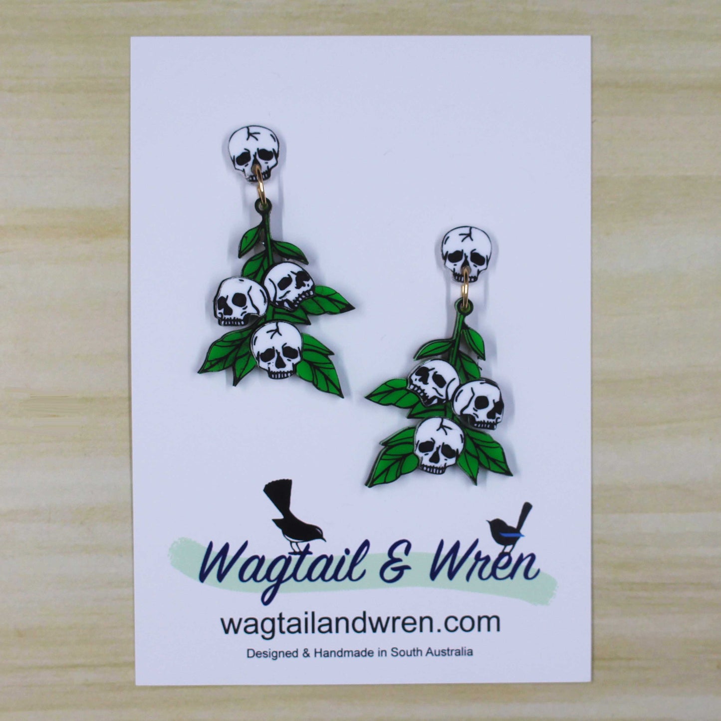Skull Blossum Earrings