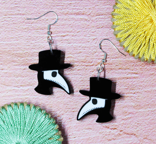 Plague Doctor Earrings