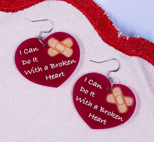 Broken Heart Earrings