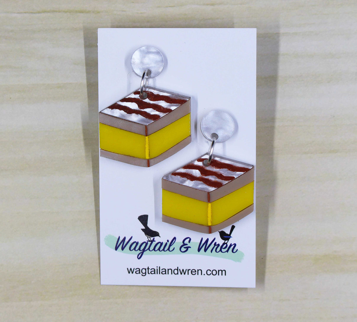 Vanilla Slice Earrings