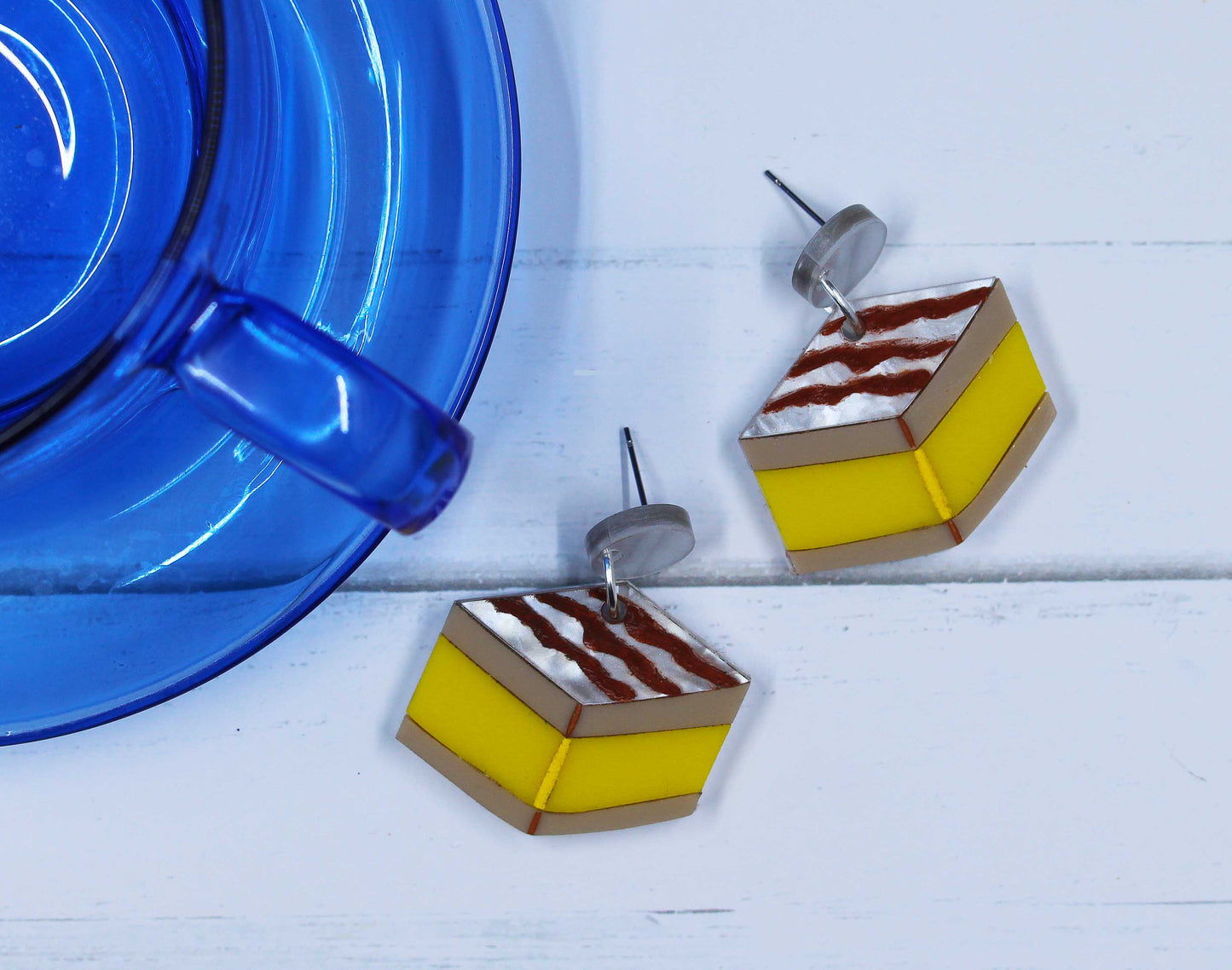 Vanilla Slice Earrings