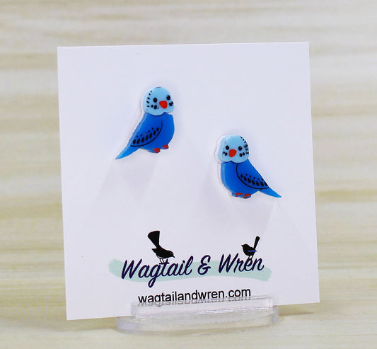 Budgie Stud Earrings