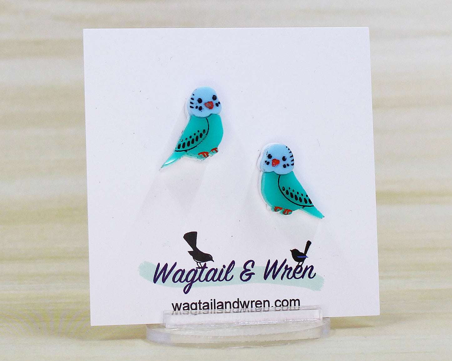 Budgie Stud Earrings