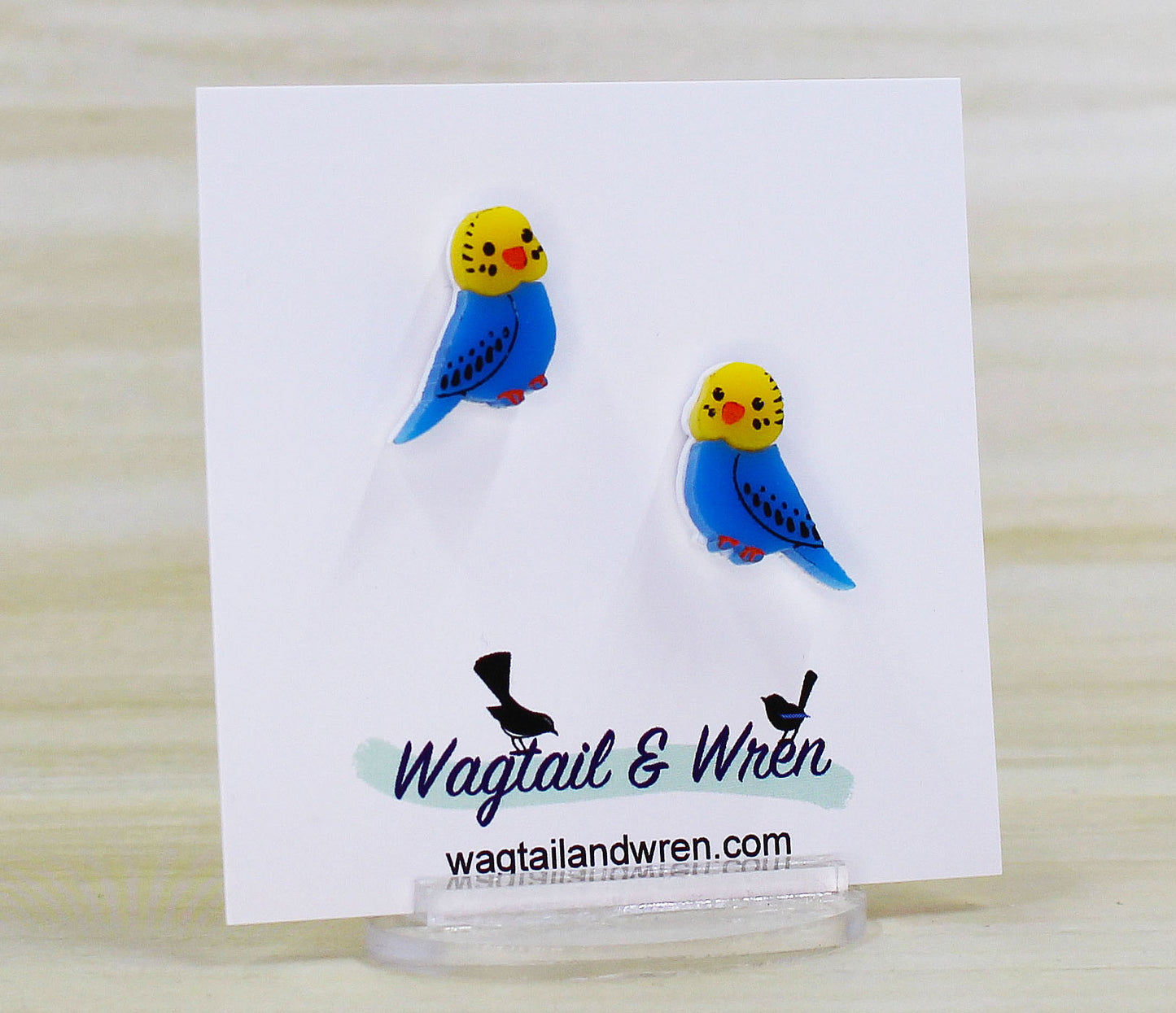 Budgie Stud Earrings