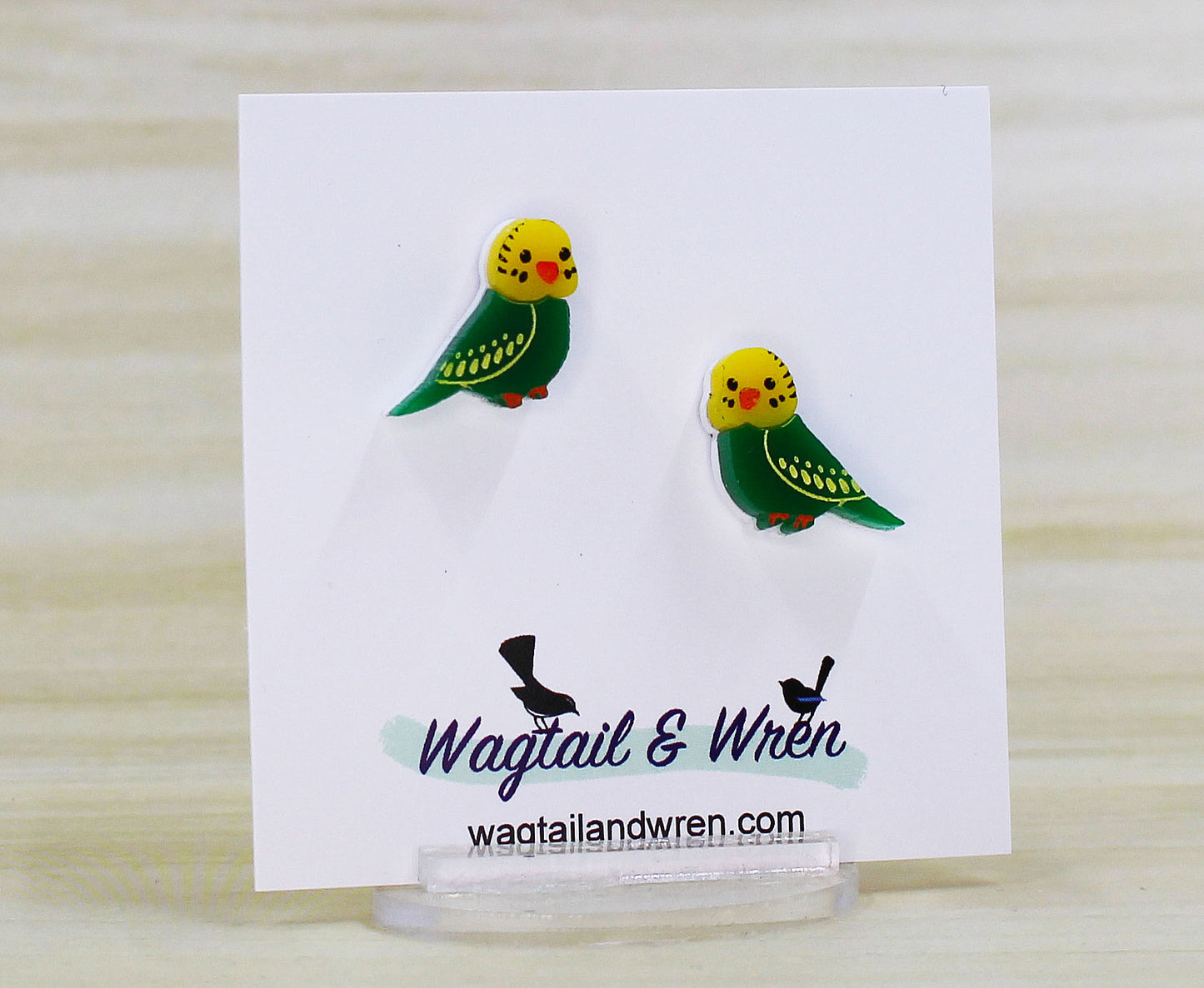 Budgie Stud Earrings