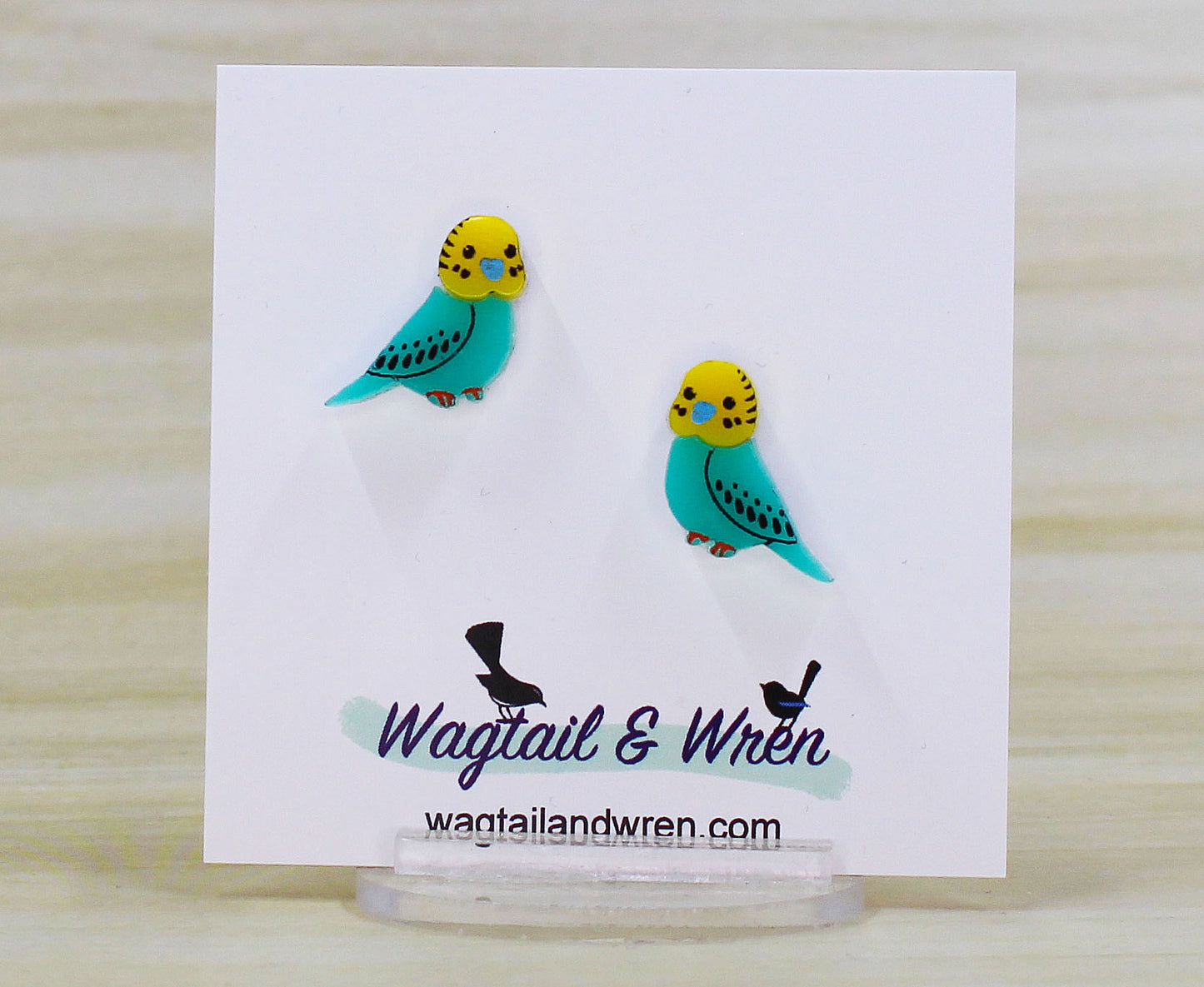 Budgie Stud Earrings