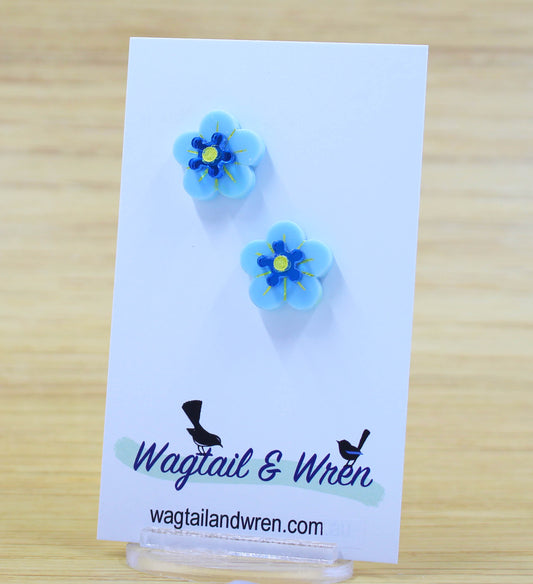 Forget Me Not Stud Earrings