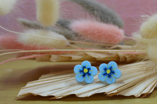 Forget Me Not Stud Earrings