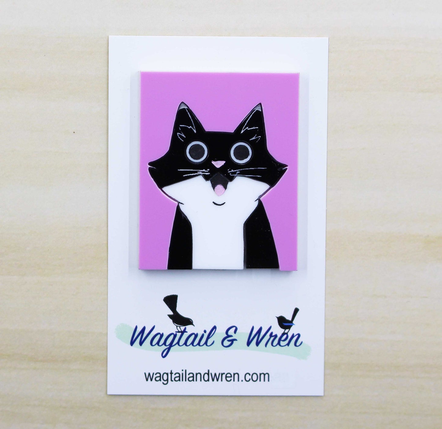 Happy Cat Brooch