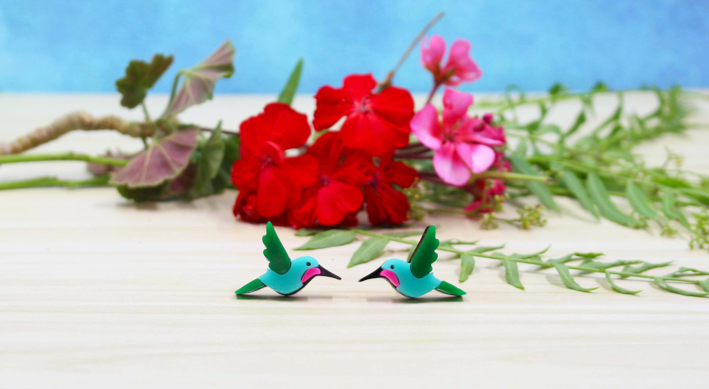 Hummingbird Stud Earrings