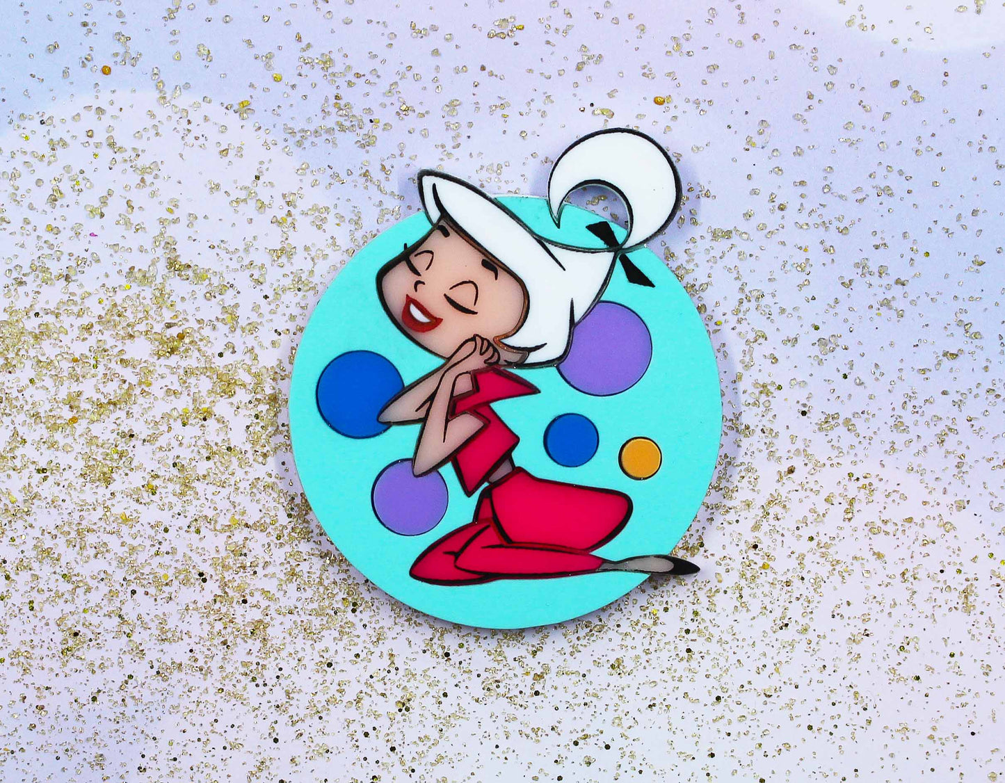 Judy Acrylic Brooch