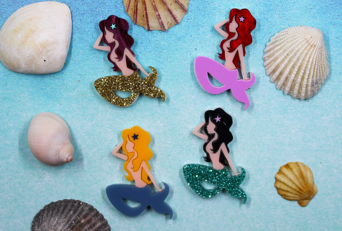 Mermaid Mini Brooches