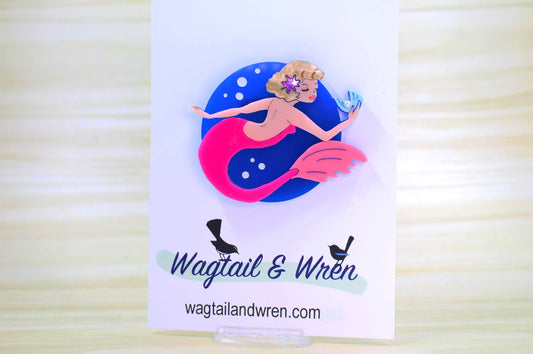 Sultry Siren - Mermaid Brooch Blonde Betty