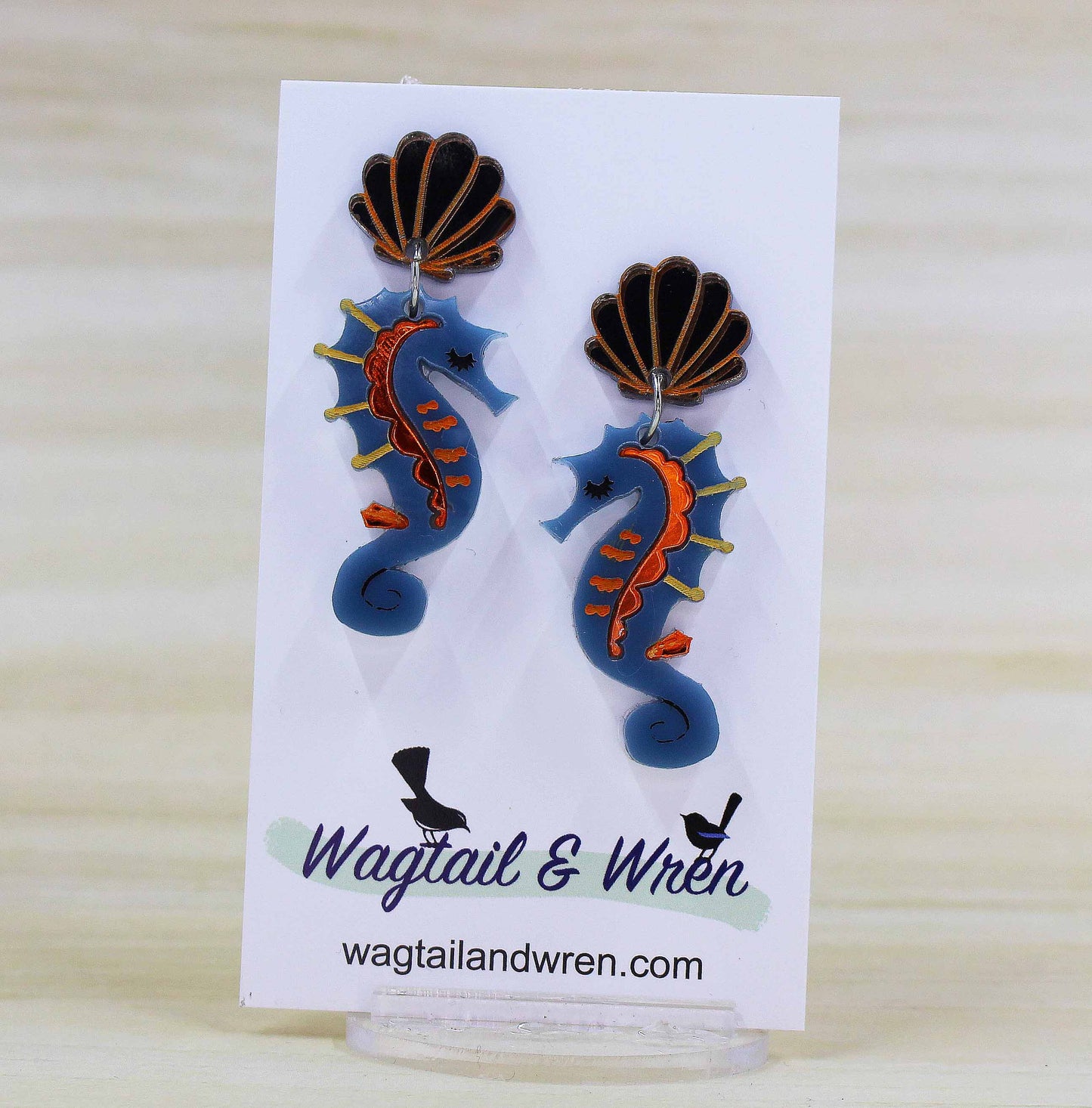 Amber The Seahorse Earrings