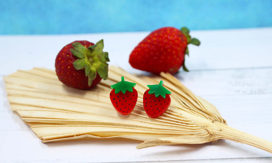 Strawberry Stud Earrings