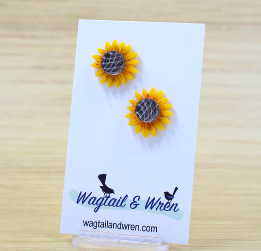 Sunflower Stud Earrings